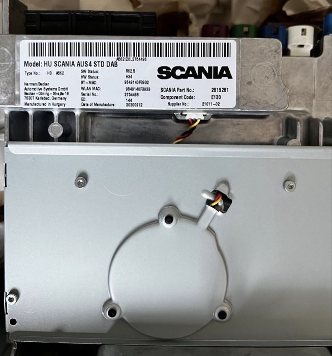 Магнітола scania сканія