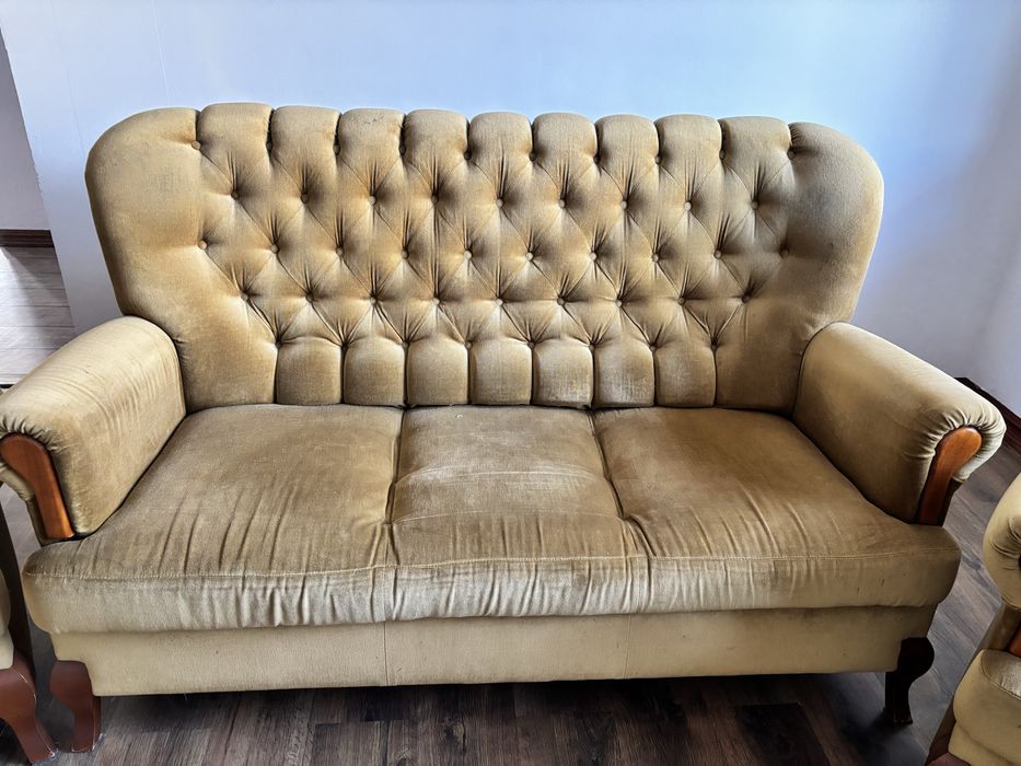 Zestaw wypoczynkowy chesterfield