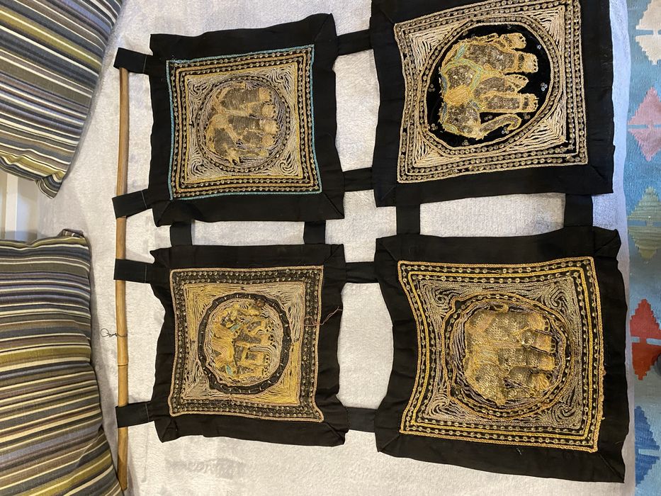 Quadro Tapete de parede tapeçaria Tailandesa bordada à mão