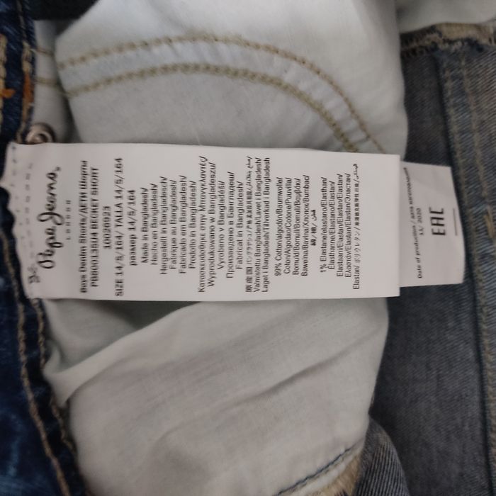 Calções Pepe jeans Novos 14 anos