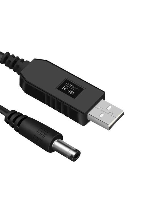 Якісний кабель живлення для wi-fi роутера / працює від павербанку