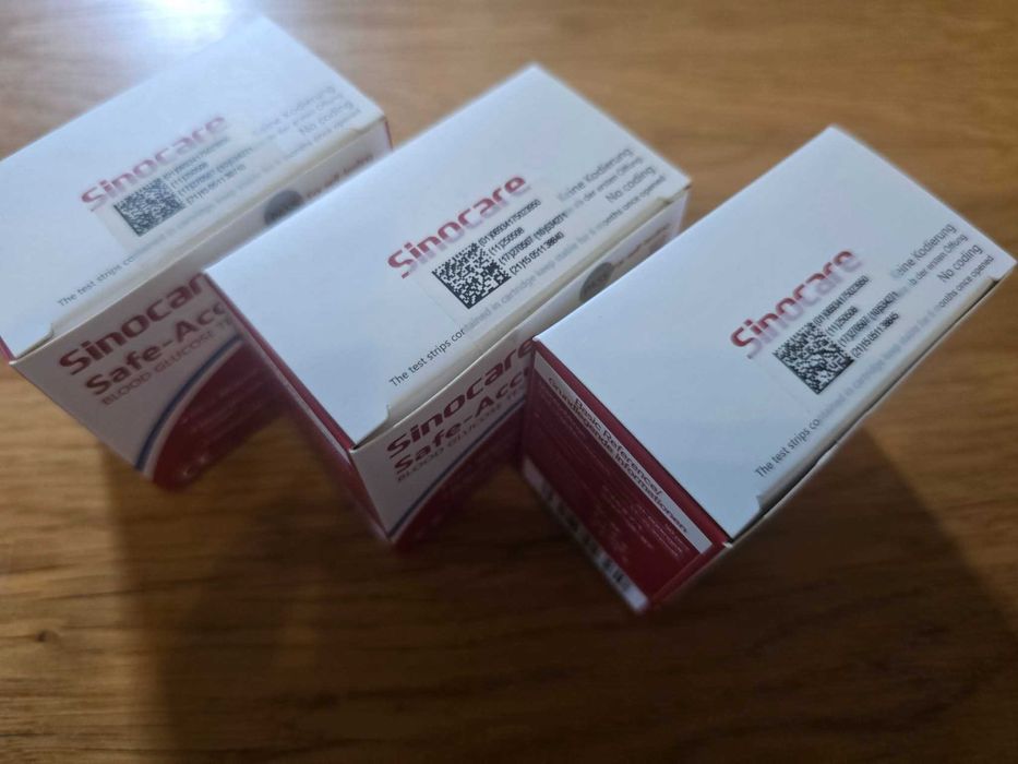 226.  Sinocare SAFE ACCU 2  paski do badania stężenia glukozy we krwi