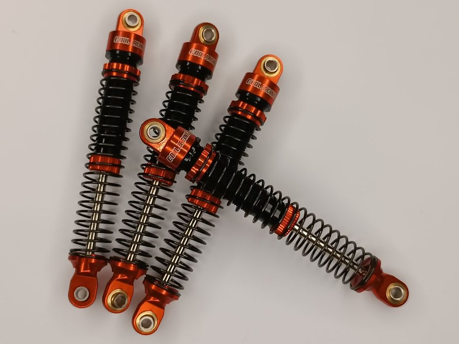 71mm 4 aluminiowe amortyzatory do modelu rc 1:18 1:12 TRX4M WPL MN FMS