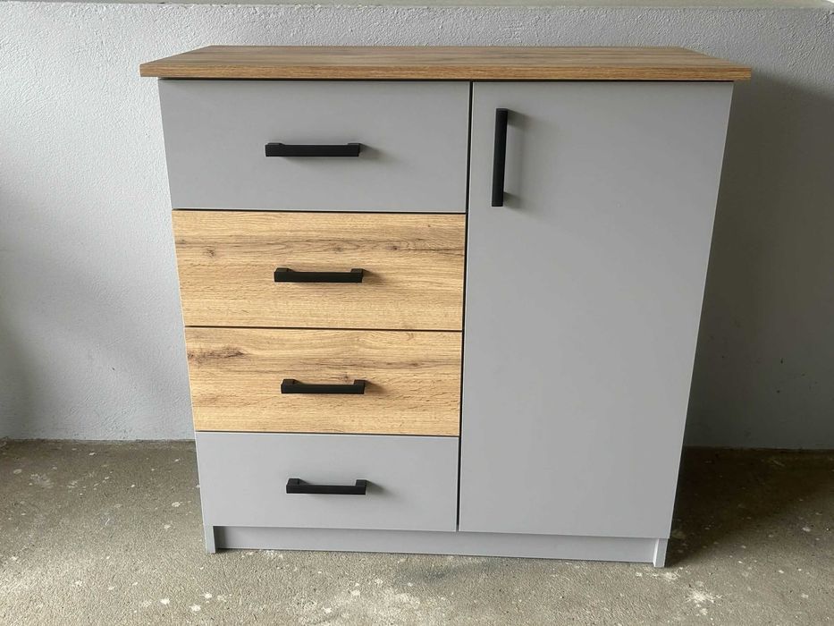 NOWA Komoda Lava + Dąb Wotan