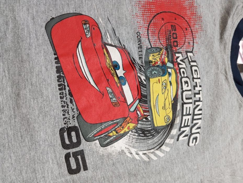 T-shirt koszulka Auta zygzak McQueen 98/104