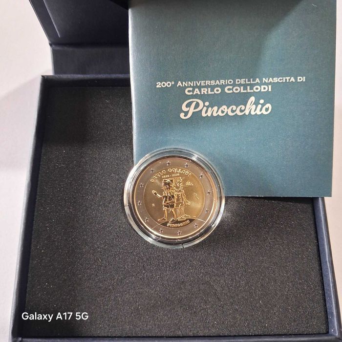 2 Euros Pinoquio Proof + Reverse Proof