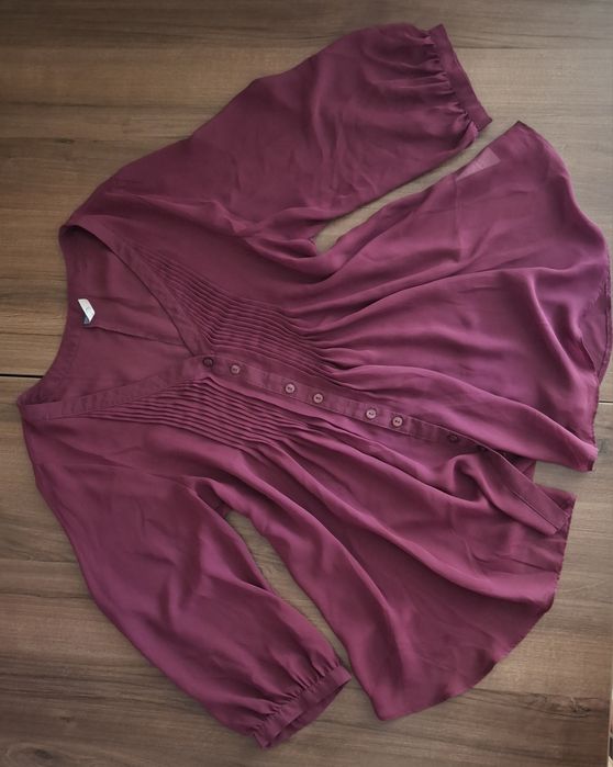 Блузка E-vie бордо, р. 44/XL, для вагітних