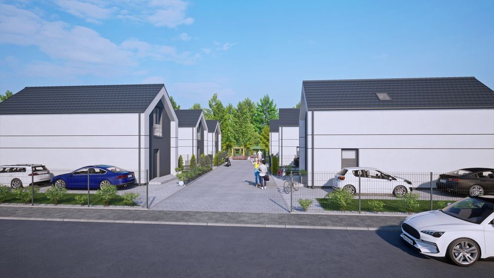 Domy jednorodzinne wolnostojące 80 m²  Grunwaldzka Namysłów - Widok 3