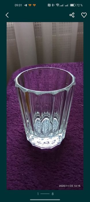 Рюмки стеклянные, 4*6 см, новые