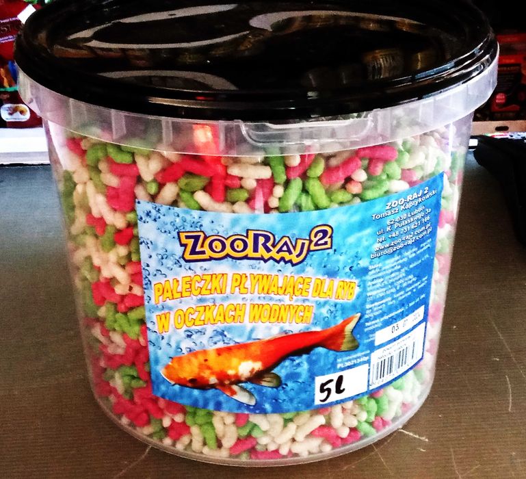 Pokarm 5 L dla ryb  do oczka wodnego