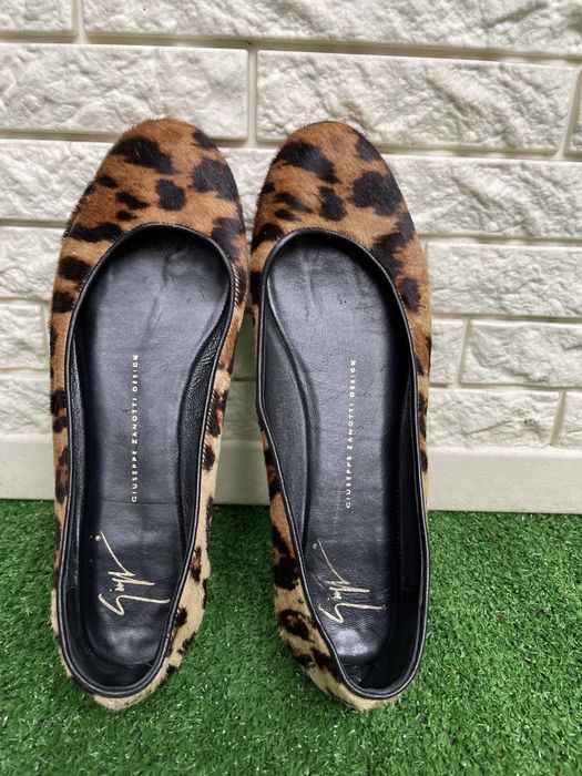 Балетки леопардовые Guiseppe Zanotti