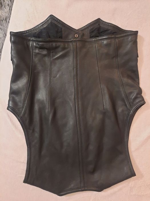 Шкіряна жилетка Versace