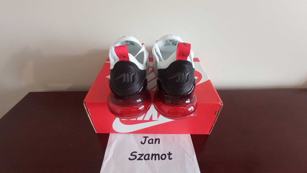 36,5 Buty Nike Air Max 270 White Red Black