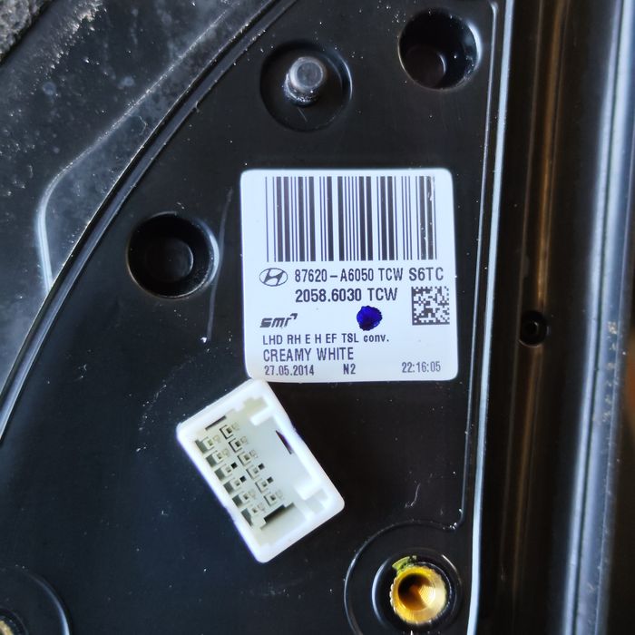 Hyundai i30 II GD Lusterko Prawe TCW 8 pin