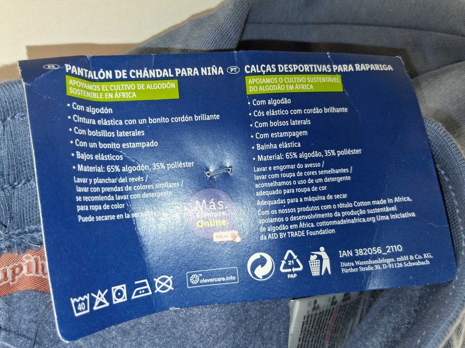 A101 Spodnie Dresowe Lupilu Dla Dziewczynki Lis Baloniki 86/92