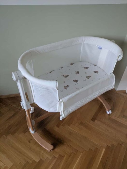 Łóżeczko siateczkowe dostawne dostawka kołyska l BabyGo Lionelo SnuzPod