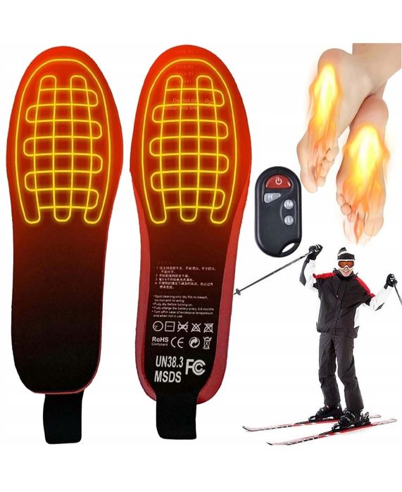 Podgrzewane wkładki do butów 40