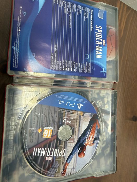 Gra ps4 spiderman Stelbook