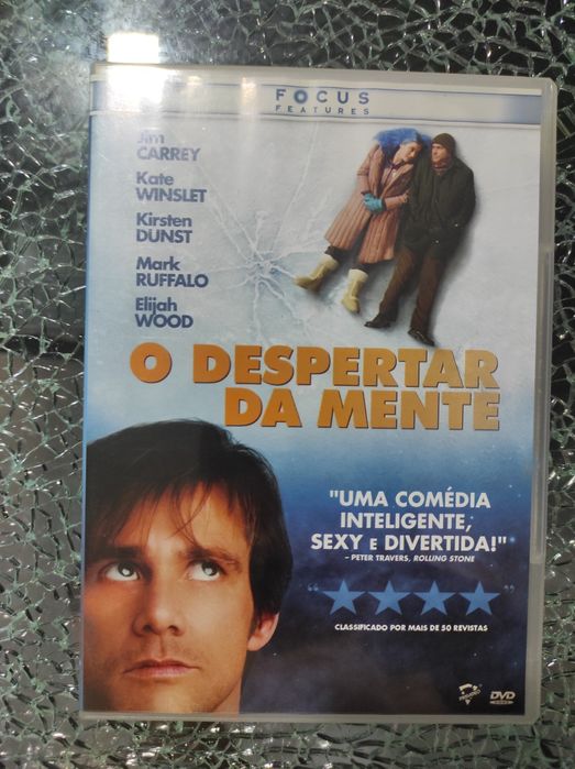 DVD O Despertar da mente Jim Carrey Cate Winslet