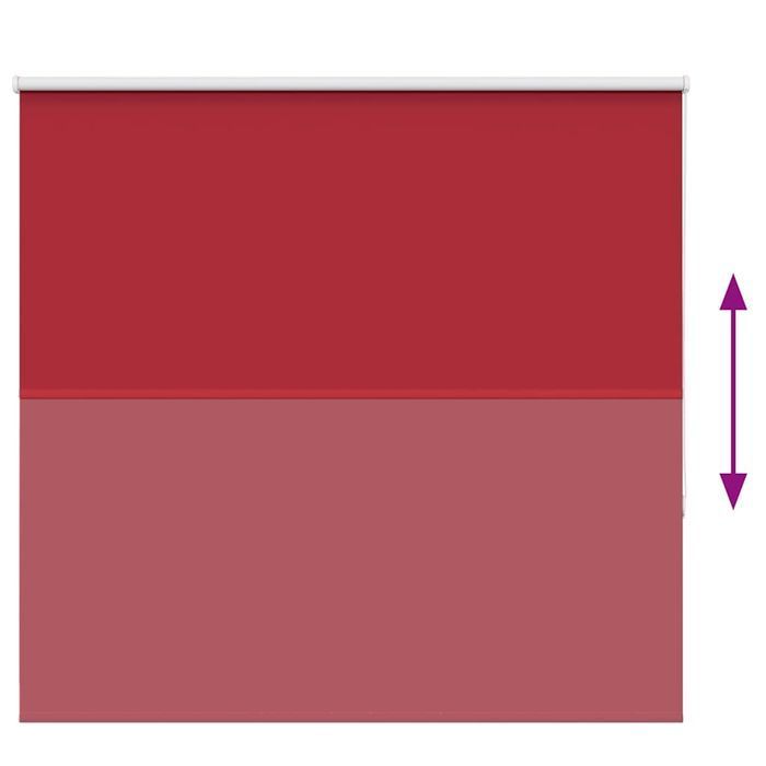 Vidaxl Roleta Zaciemniająca Red 155X150 Cm Szerokość Tkaniny 151,6 Cm