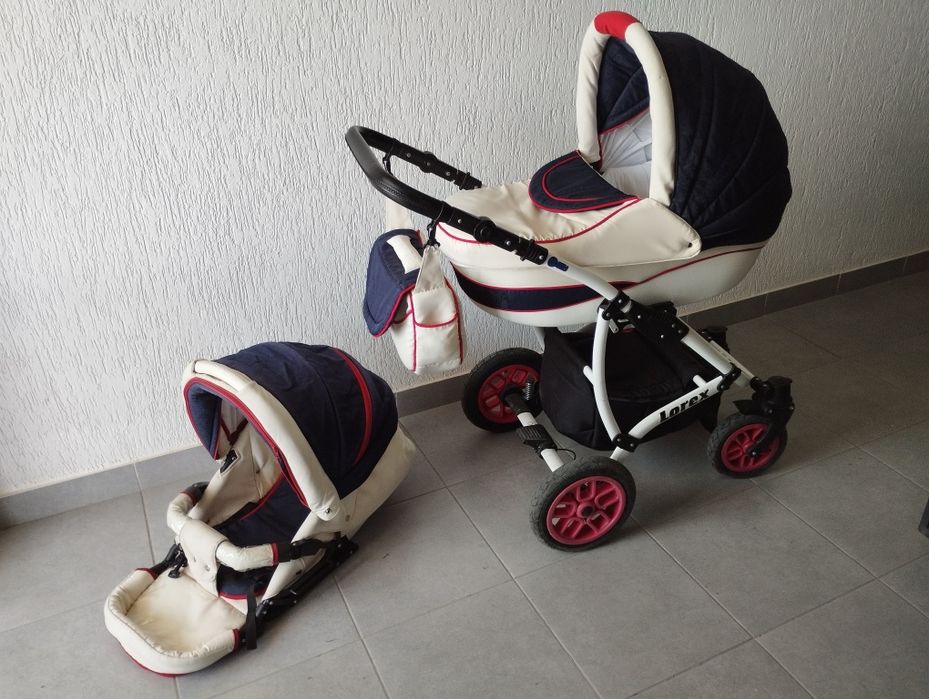 Коляска дитяча універсальна класична 2 в 1 Baby Marlen в хороший стан