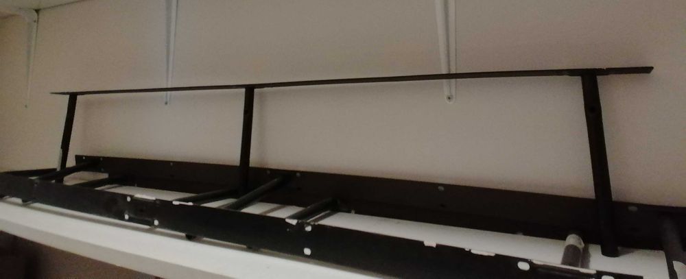 4 Prateleiras grandes brancas suspensas