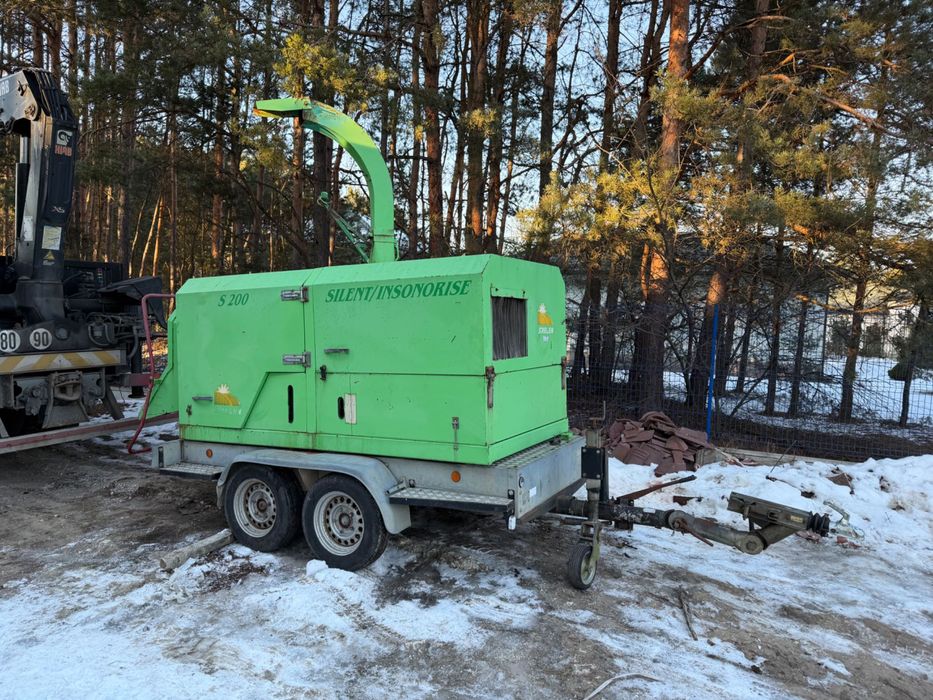Rębak rozdrabniacz spalinowy SAELEN S200 Silent 60km wynajem
