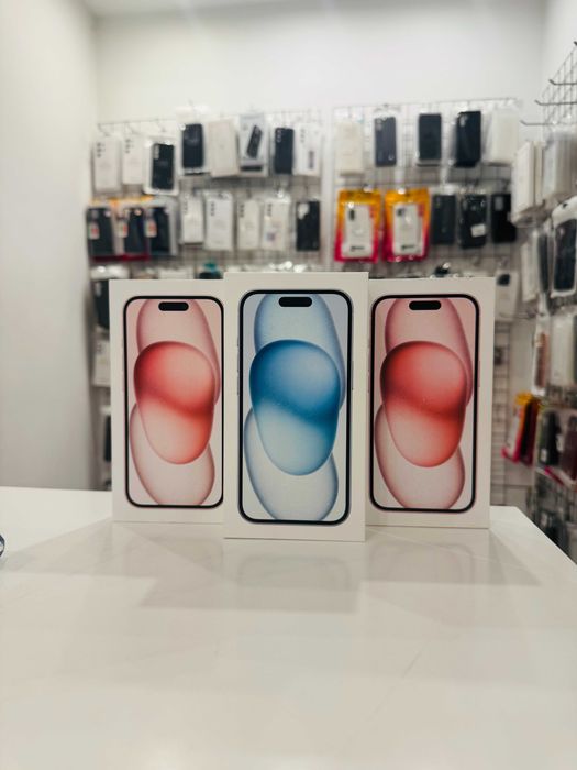 Marriott- Nowy Apple Iphone 15 128GB Pink Różowy Blue Niebieski