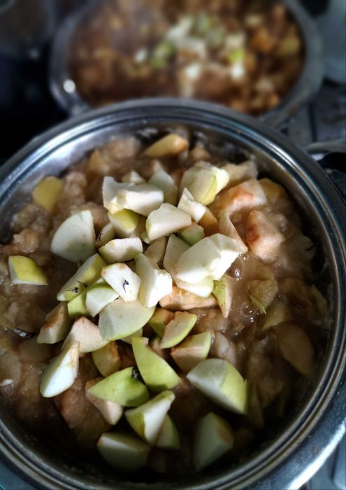 "Damski 2" chutney z jabłek Papierówek 250 ml.