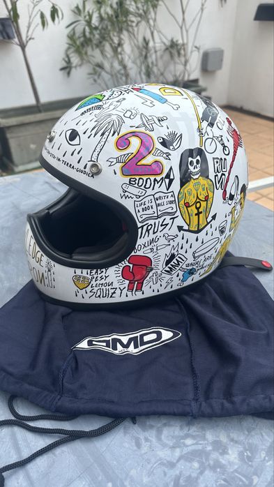 Capacete DMD cafe racer “Tribal” XL