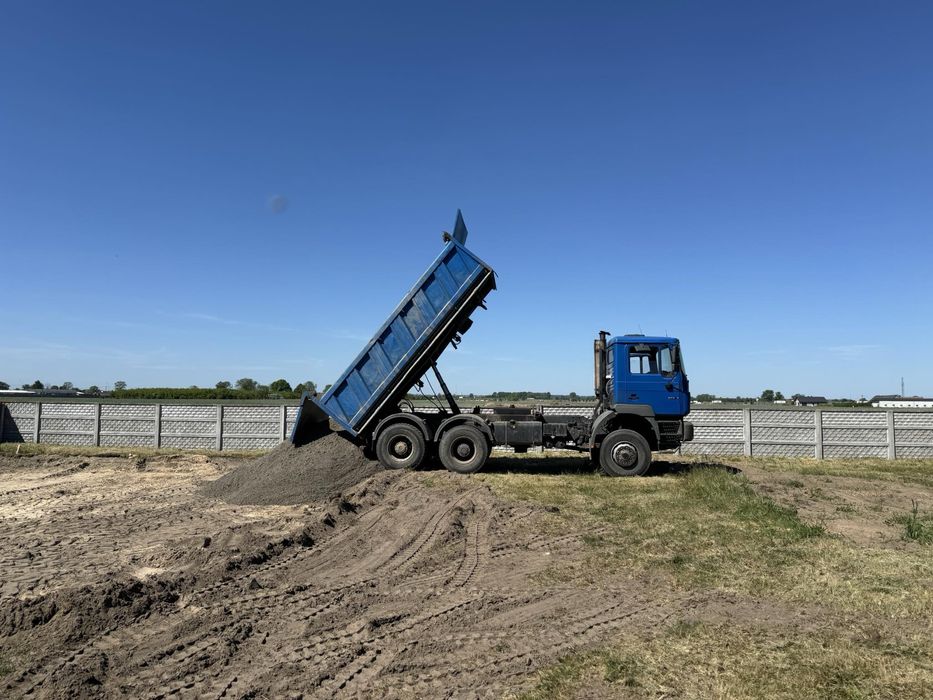 Usługi wywrotką, transport piasek, beton, ziemia, zboze
