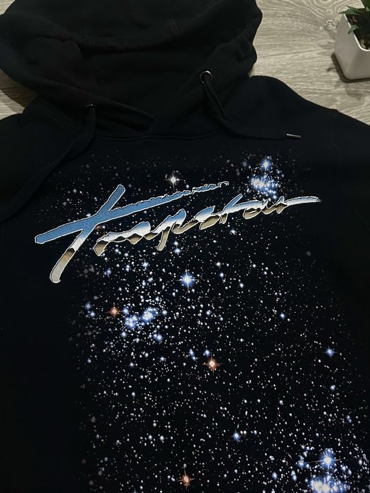 Galaxy Graphic Black Trapstar Hoodie / Худі Trapstar