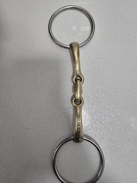 Wędzidło podwójnie łamane 13,5cm