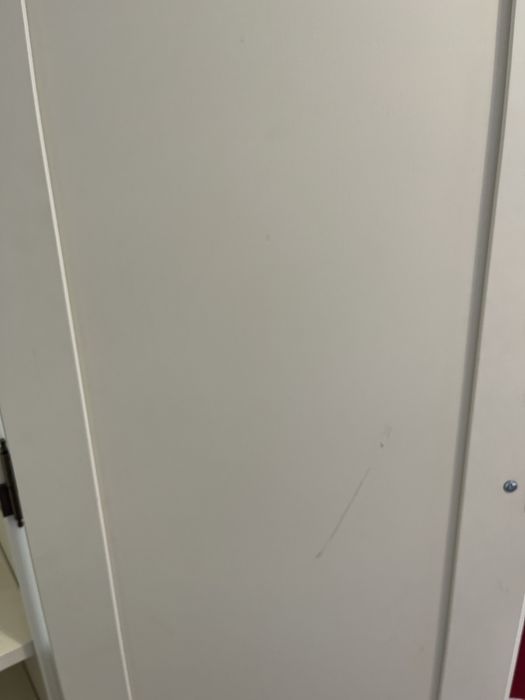 Szafa dziecieca, drewniana biała, kremowa. Nie Ikea