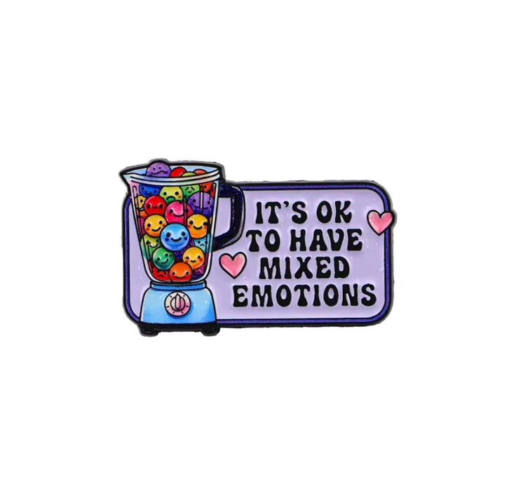 Pin neuroatypowy mixed emotions