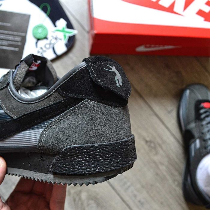 Мужские кроссовки Nike Cortez X Union 'Black\Gray' Premium. 40-45