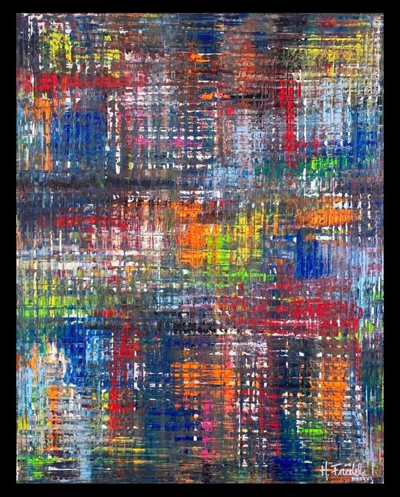 Helmut Friedel - pintura a acrílico sobre tela