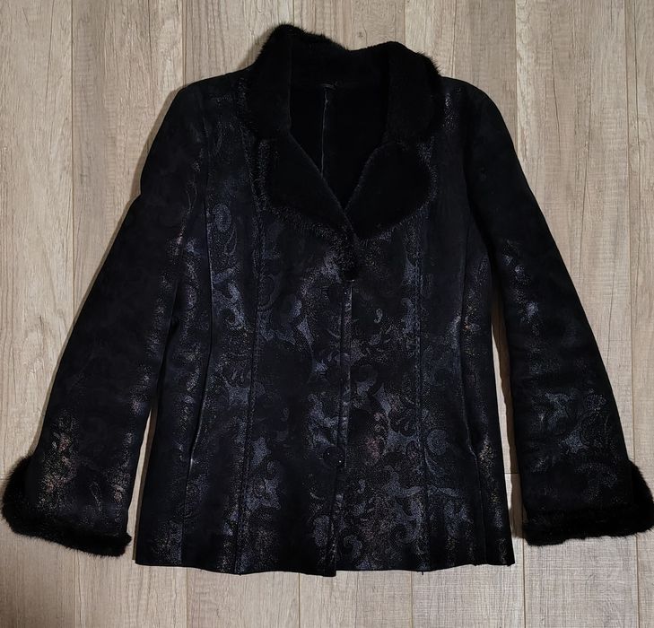 Дублянка з візерунком овчина