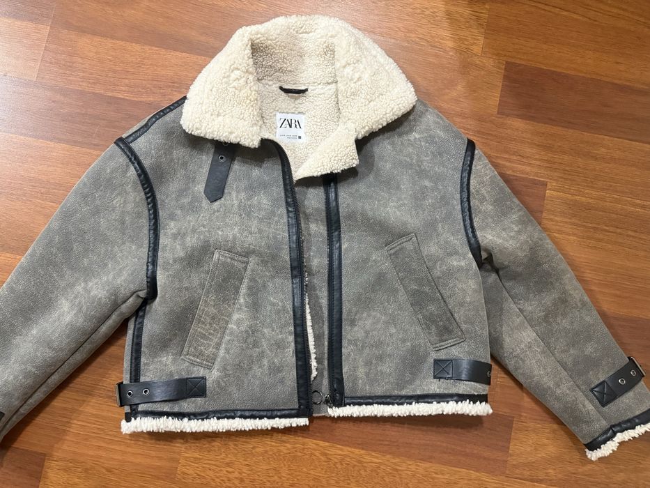 Дублянка куртка Zara р XS