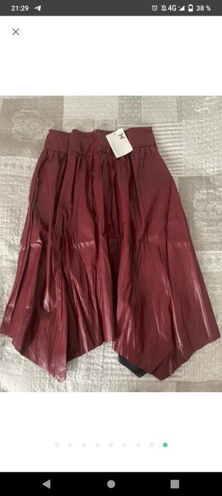 Юбка спідниця екокожа нова