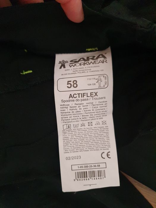 Spodnie robocze Sara Workwear