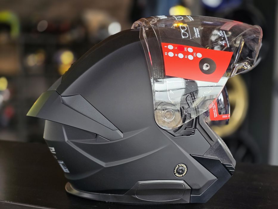 Kask otwarty ls2 verso II czarny mat rozm. L