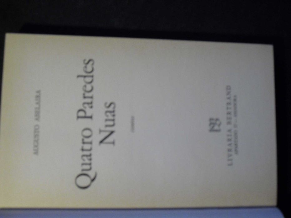 ABELAIRA (AUGUSTO)- QUATRO PAREDES NUAS-1ª Edição