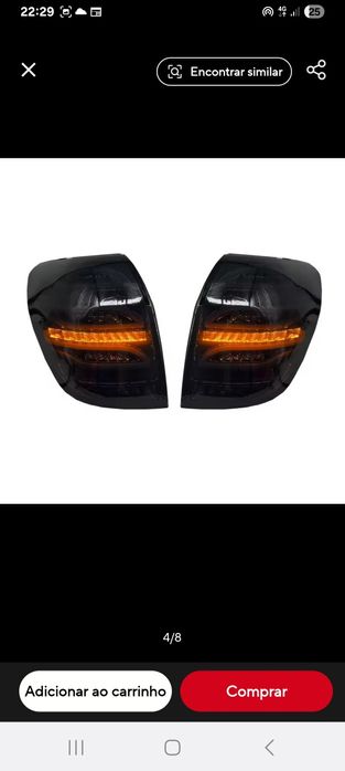 Farolins traseiras Chevrolet Captiva