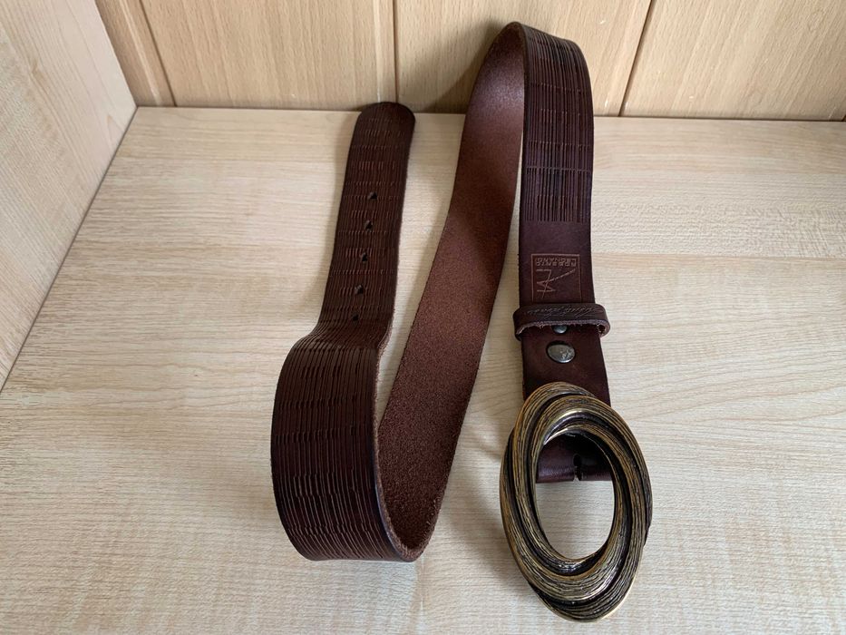 Кожаный ремень ROBERTO LEONARDI® Hand Made (Италия)