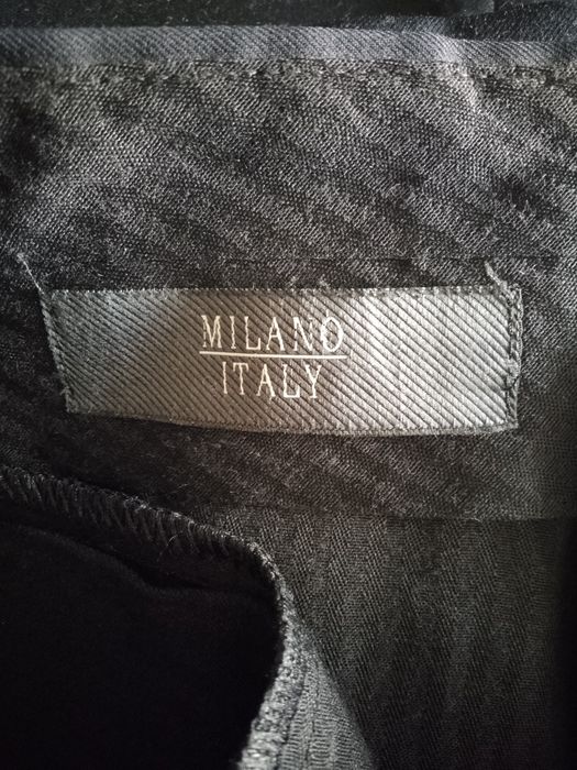 Milano Italy garnitur męski grafitowy