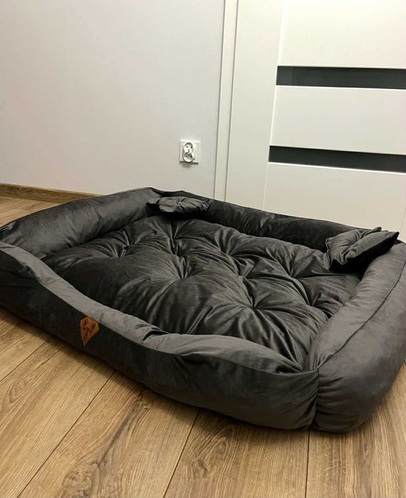 Legowisko welurowe dla psa 120x90 premium fancy dogbed wodoodporne
