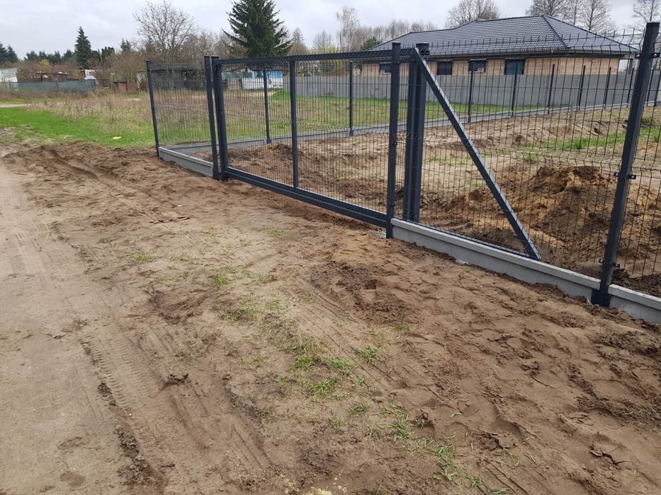 Ogrodzenia panelowe komplet z montazem betonem i dostawa Bramy Furtki