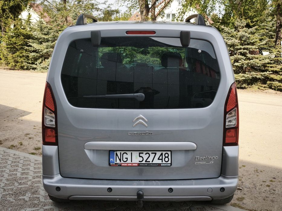 Berlingo Multispace 1.6 HDi*Mega stan 100%Oryginał,Kamera,Hak,Navi,Alu