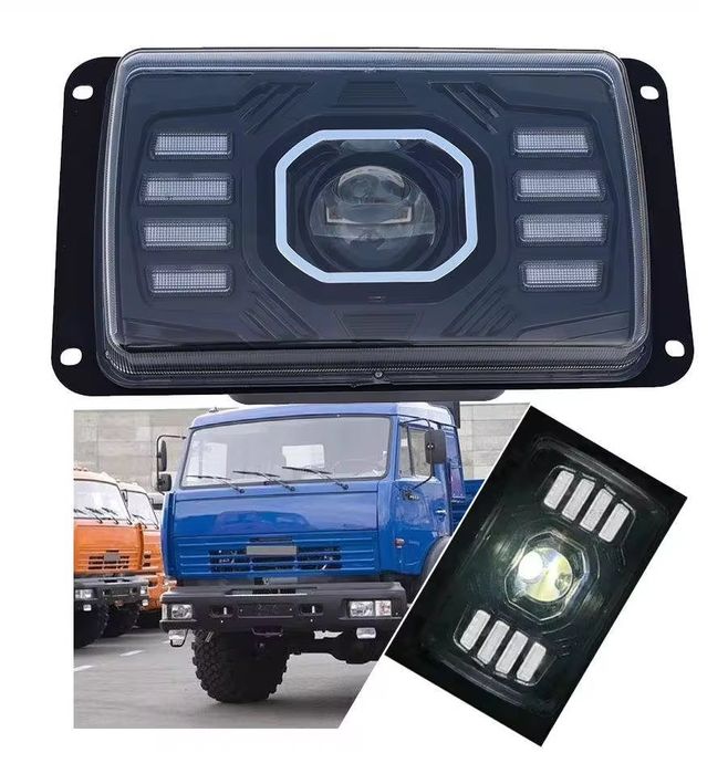 Фара основная КАМАЗ-МАЗ  1/2 LED